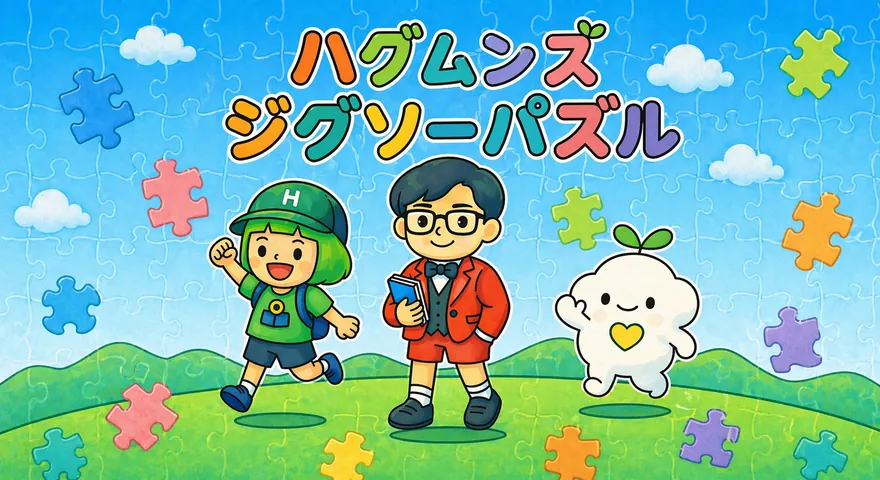 ハグムンジグソーパズル（親子で遊べる無料ミニゲーム）