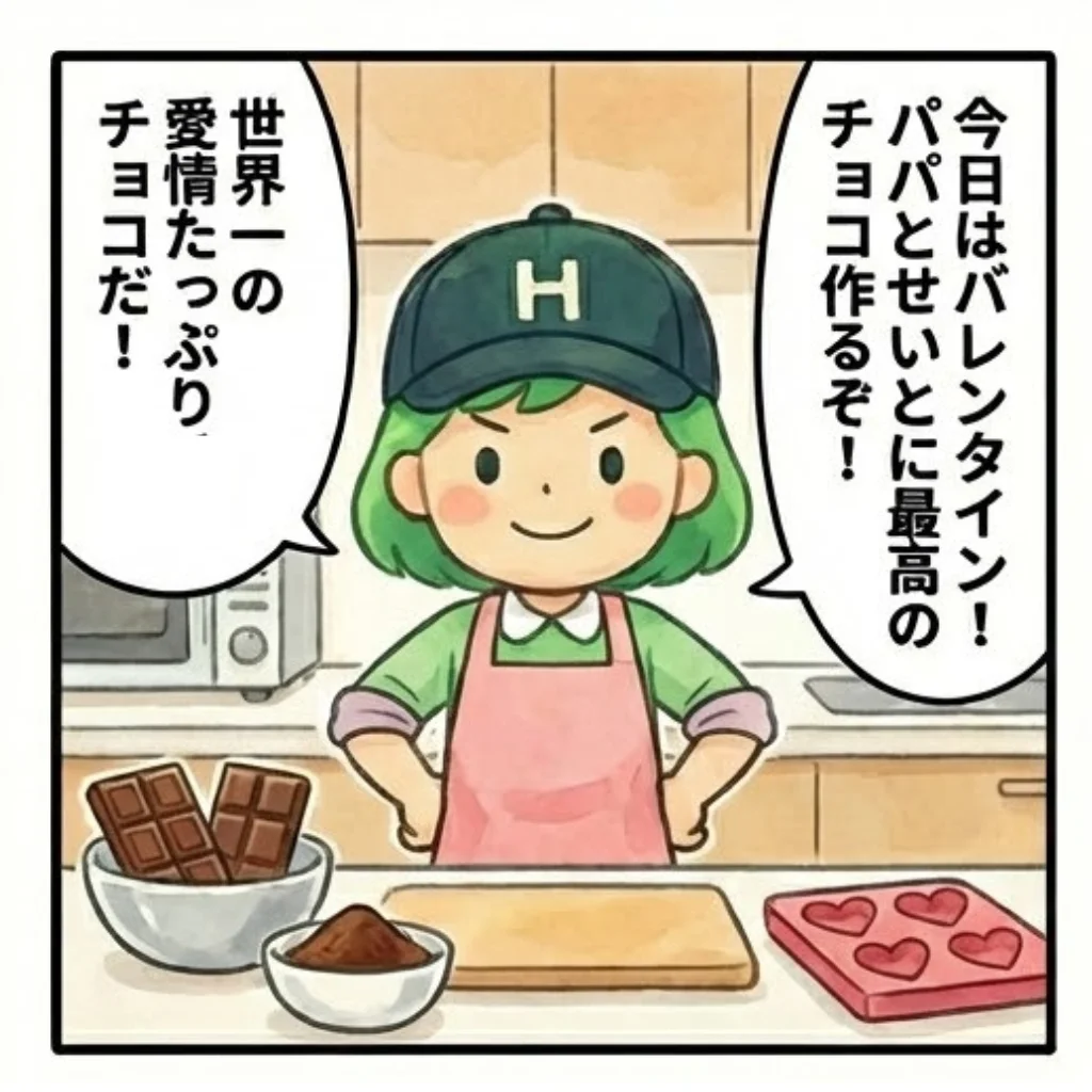 ハグムンの育児あるある4コマ漫画
